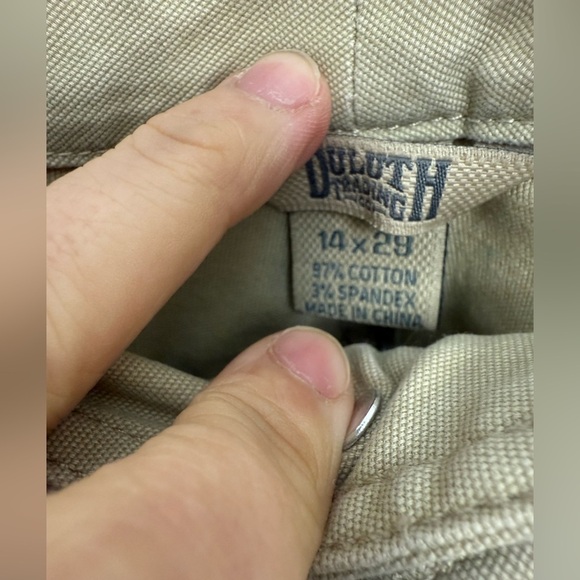 Women’s Duluth Trading Company Khaki work Pants Size 14 Workwear Utility Casual - Picture 4 of 7